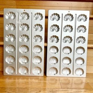 NEW Aluminum WILTON Cake Pans Baking Pan Bake Pastry Tea Cake Shells Ginkgo